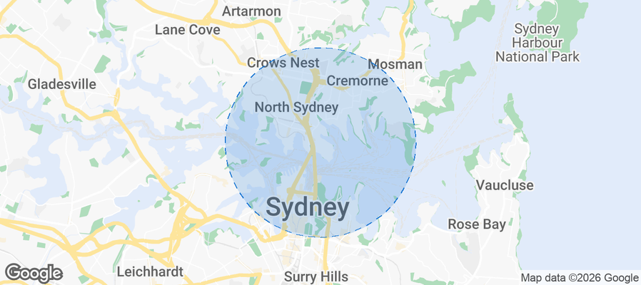 Kirribilli Airbnb map